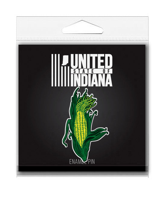 Indiana Sweet Corn Enamel Pin - United State of Indiana