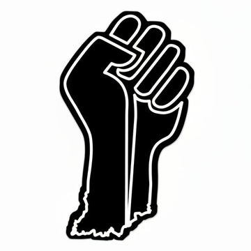 Indiana Fist Sticker ***CLEARANCE*** - United State of Indiana