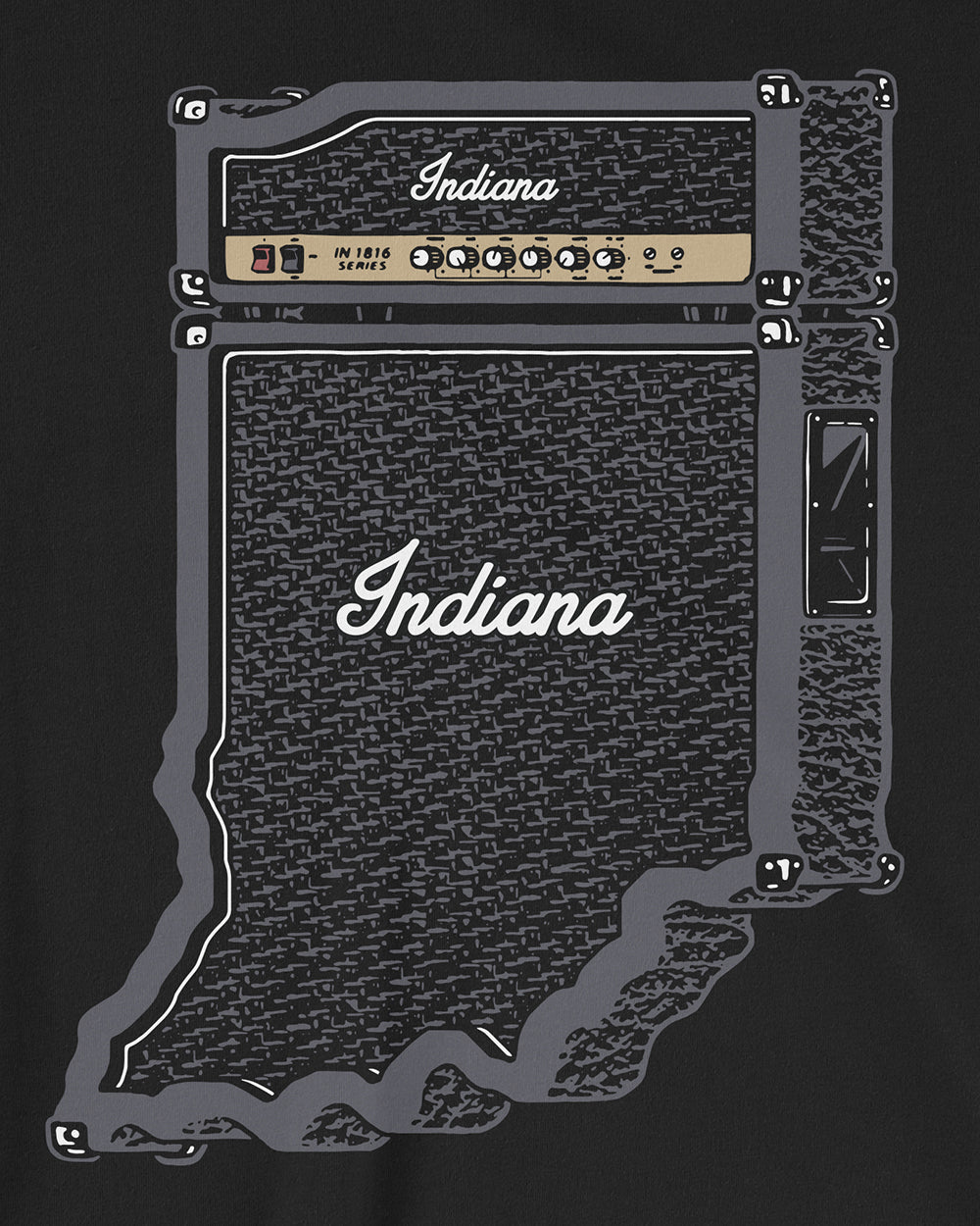 Haystack Amp Tee ***CLEARANCE*** - United State of Indiana