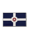 Indianapolis Flag Enamel Pin - United State of Indiana: Indiana-Made T-Shirts and Gifts