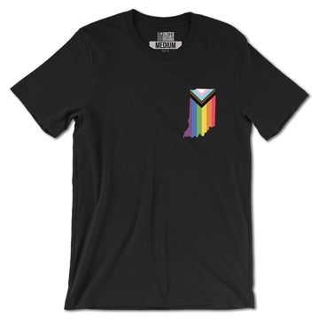 Indiana Pride Flag Tees (Online Exclusive) - United State of Indiana