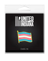 Trans Flag Enamel Pin - United State of Indiana