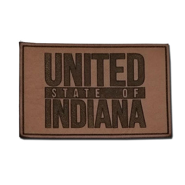 USI Leather Patch - United State of Indiana