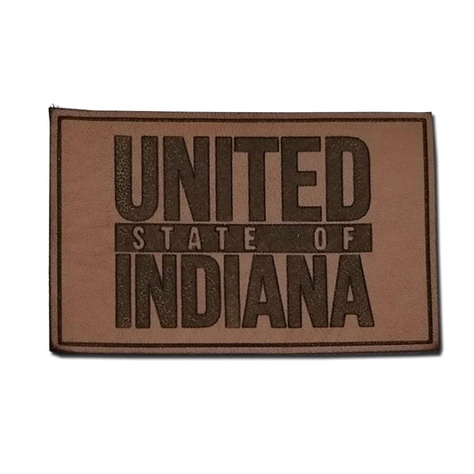 USI Leather Patch - United State of Indiana