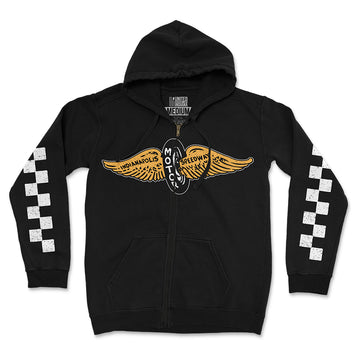 Vintage Indianapolis Motor Speedway® Zip-Up Hoodie - United State of Indiana