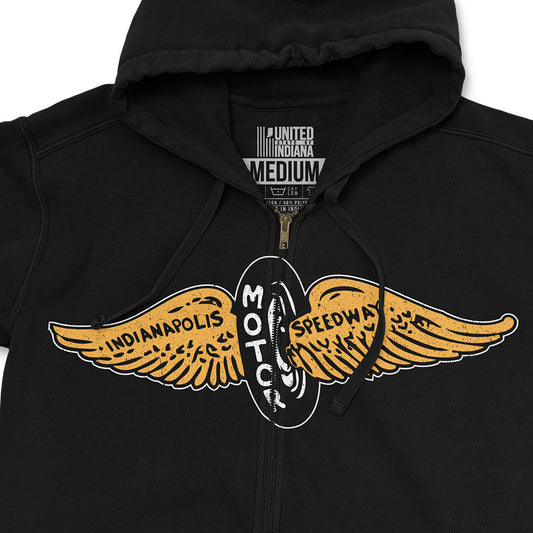 Vintage Indianapolis Motor Speedway® Zip-Up Hoodie - United State of Indiana